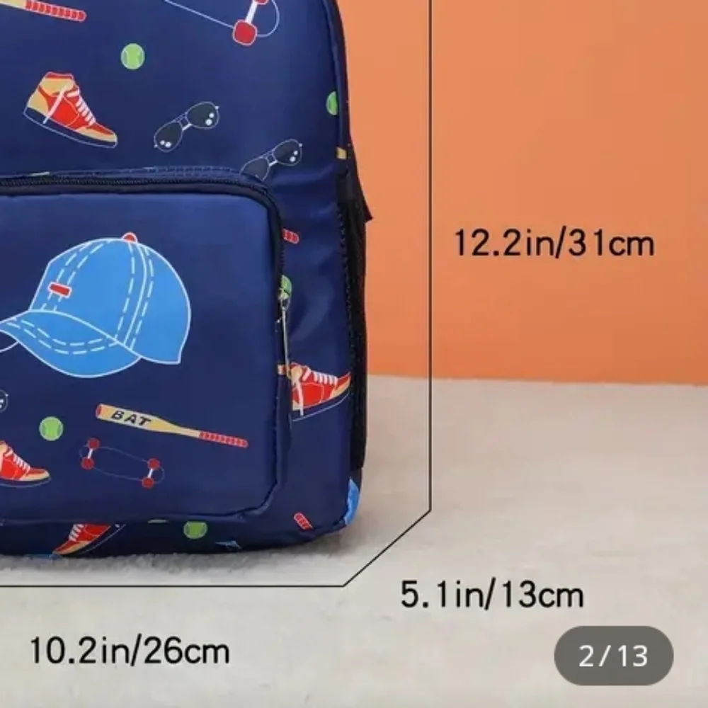 Children's Cute Cartoon Blue Shark Backpack, Fashion Bag. New NWT‎ 12x10 - Picture 5 of 8
